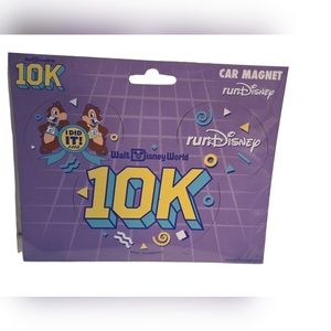 Disney Parks RunDisney 2023 Marathon Weekend 10K Chip & Dale Car Magnet NEW